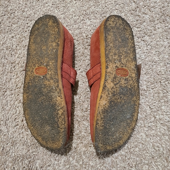 Keen Mary Janes In Dusty Salmon Size 8.0 - Picture 5 of 8